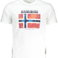 White Cotton Men T-Shirt