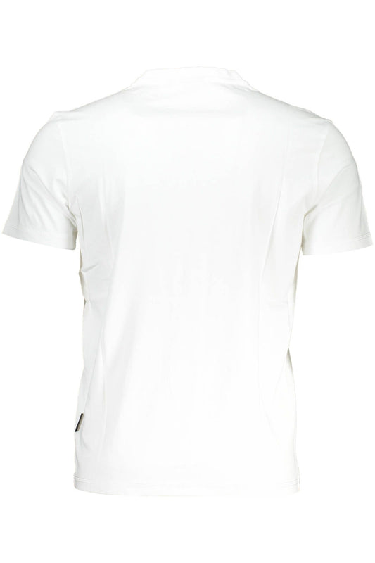 White Cotton Men T-Shirt