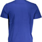 Blue Cotton Men T-Shirt