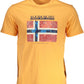 Orange Cotton Men T-Shirt