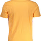 Orange Cotton Men T-Shirt