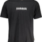 Black Cotton Men T-Shirt