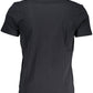 Black Cotton Men T-Shirt