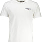 White Cotton Men T-Shirt