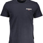 Blue Cotton Men T-Shirt