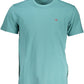 Green Cotton Men T-Shirt