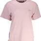 Pink Cotton Women T-Shirt