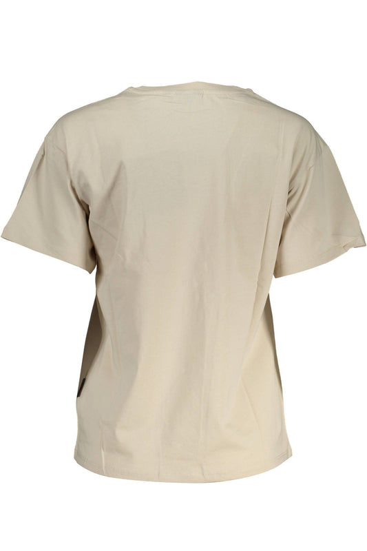 Beige Cotton Women Top