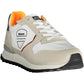 White Leather Mens Sneaker