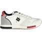 White Polyester Men Sneaker