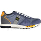 Blue Polyester Men Sneaker