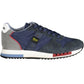Blue Polyester Men Sneaker