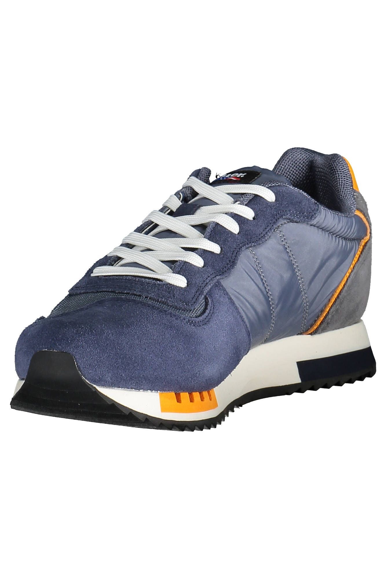 Blue Polyester Men Sneaker