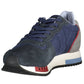 Blue Polyester Men Sneaker
