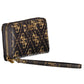 Brown Polyurethane Women Wallet