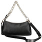 Black Polyurethane Women Handbag