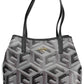 Black Polyethylene Women Handbag