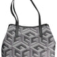 Black Polyethylene Women Handbag