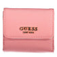 Pink Polyurethane Women Wallet