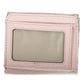Pink Polyurethane Women Wallet
