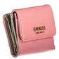 Pink Polyurethane Women Wallet