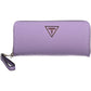 Purple Polyurethane Women Wallet