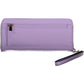 Purple Polyurethane Women Wallet