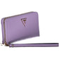 Purple Polyurethane Women Wallet