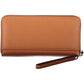Brown Polyurethane Women Wallet