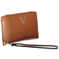 Brown Polyurethane Women Wallet