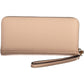 Pink Polyurethane Women Wallet