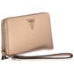 Pink Polyurethane Women Wallet