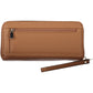 Brown Polyurethane Women Wallet
