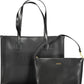 Black Polyethylene Women Handbag