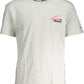 Gray Cotton Men T-Shirt