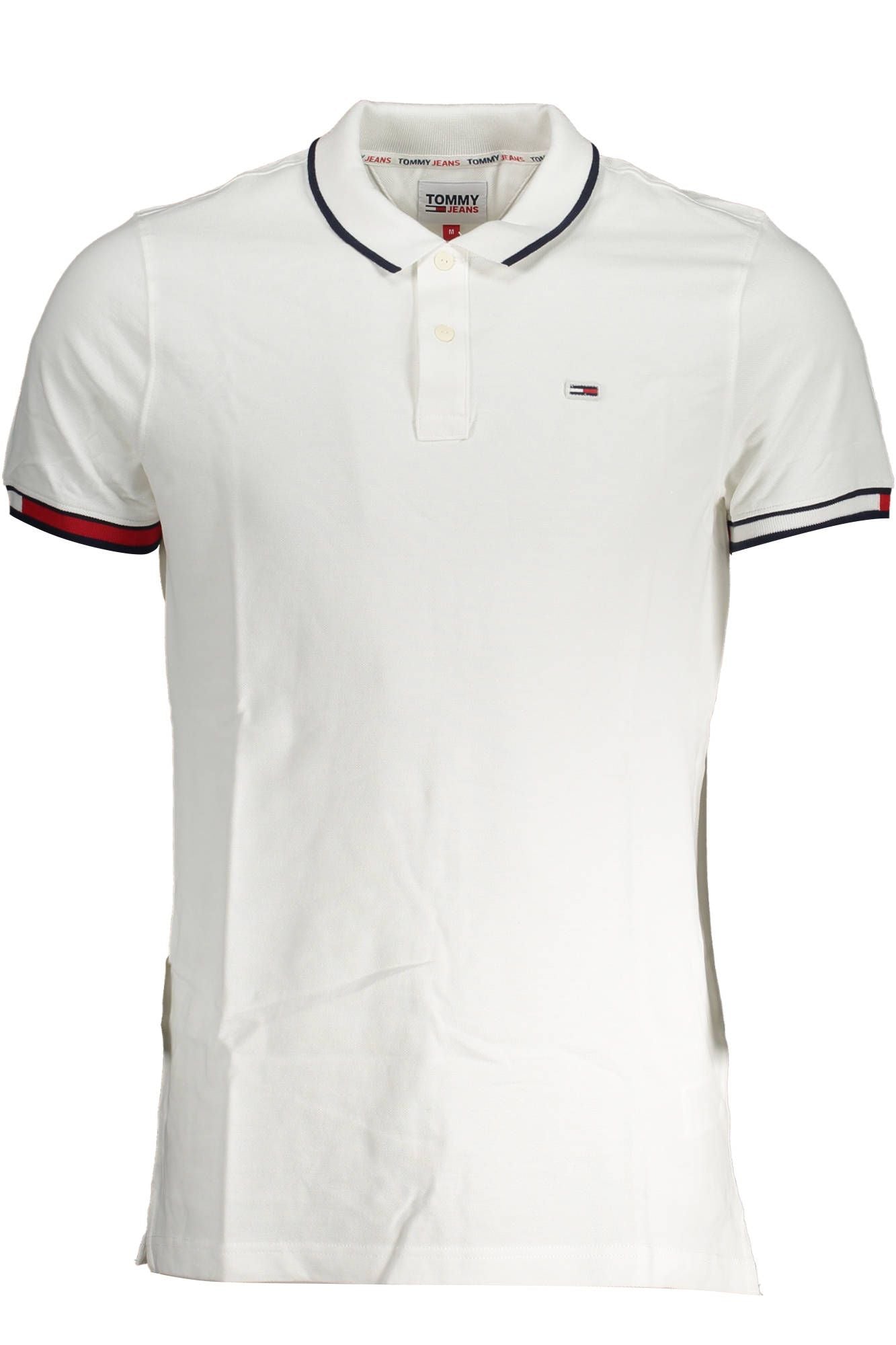 White Cotton Men Polo