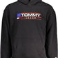 Black Cotton Men Sweater