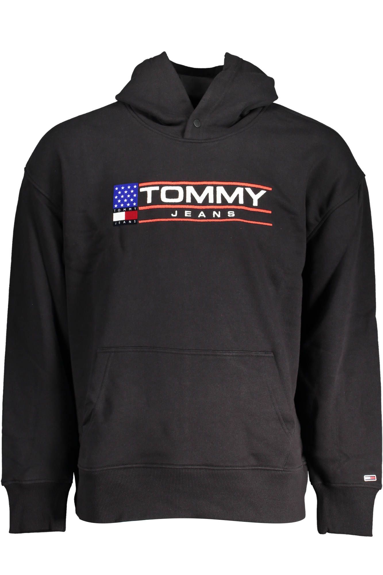 Black Cotton Men Sweater