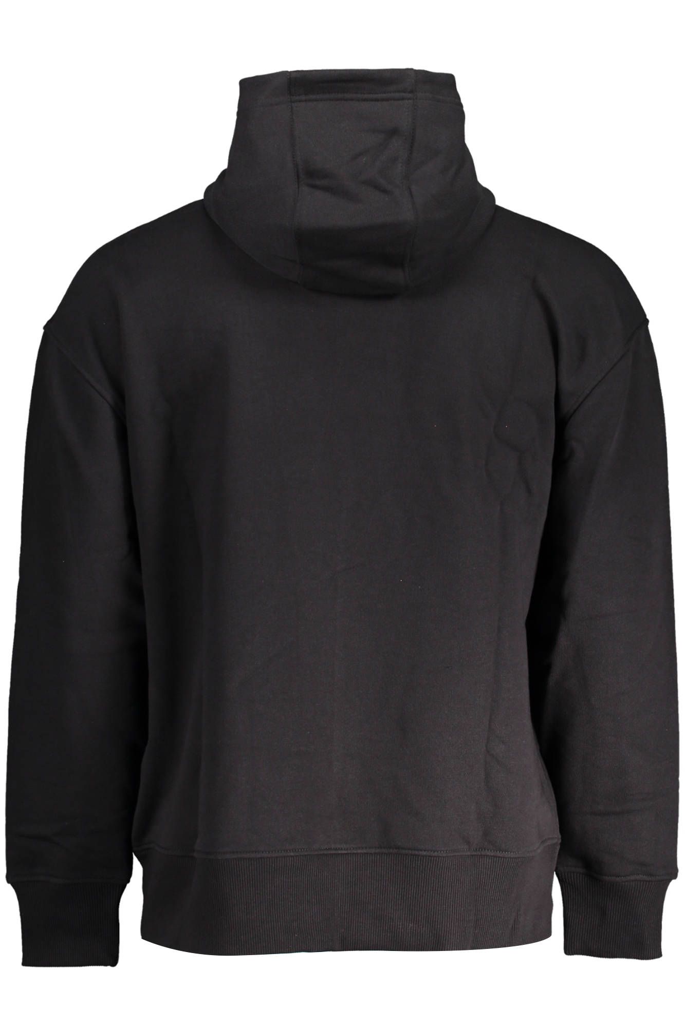 Black Cotton Men Sweater