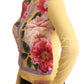 Resplendent Silk Floral Cardigan Top