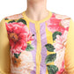 Resplendent Silk Floral Cardigan Top