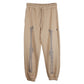 Beige Cotton Men Sweatpant
