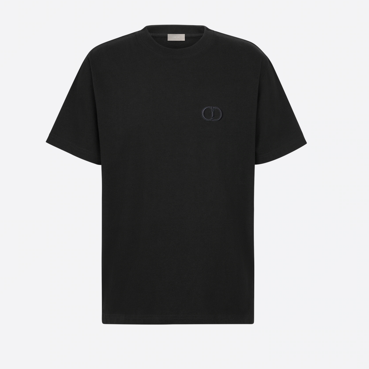 Black Cotton Men T-Shirt
