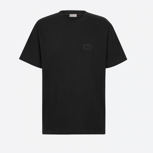Black Cotton Men T-Shirt