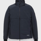 Blue Polyester Men Bomber Jacket