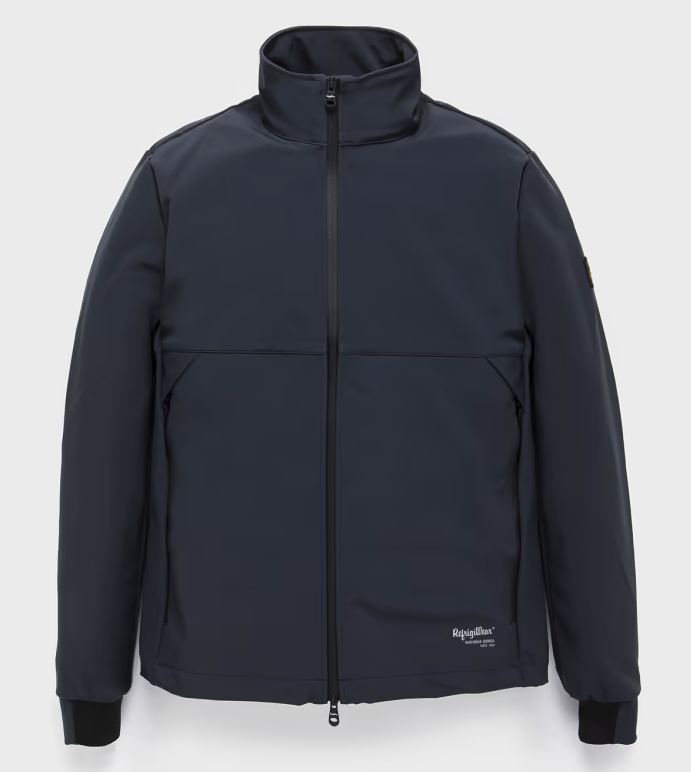 Blue Polyester Men Bomber Jacket