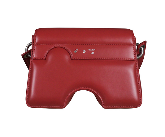 Red Leather Women Crossbody Bag