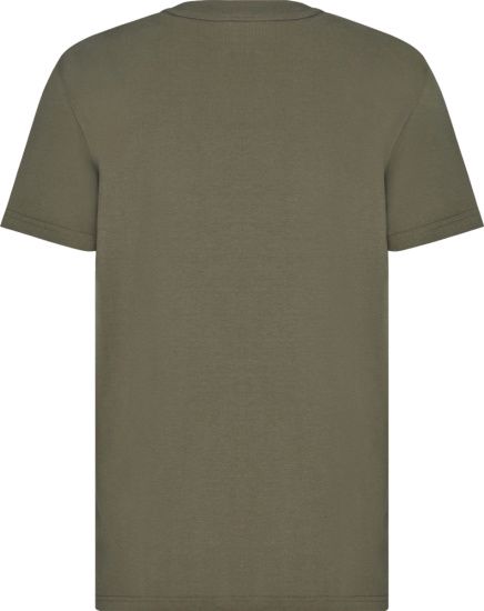 Green Cotton Men T-Shirt