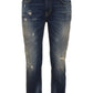 Blue Cotton Men Jean