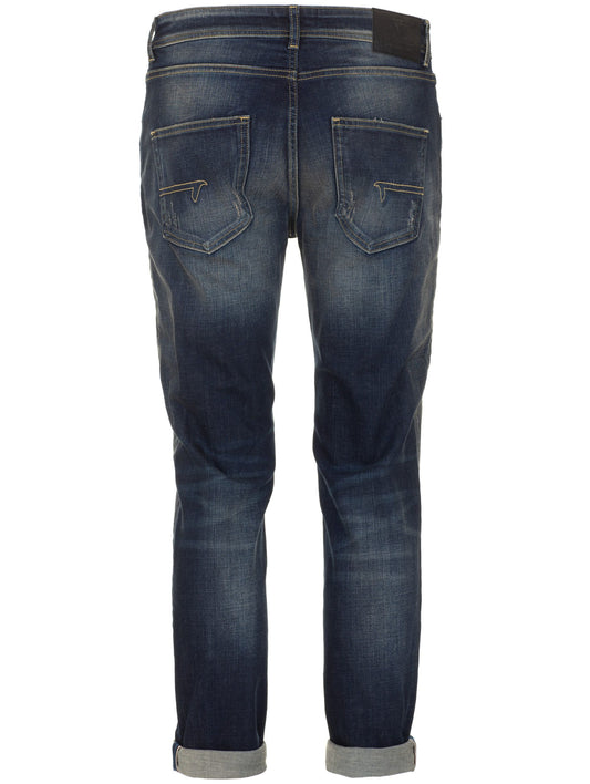 Blue Cotton Men Jean